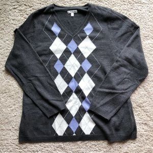 Cozy Plaid sweater Pullover Top